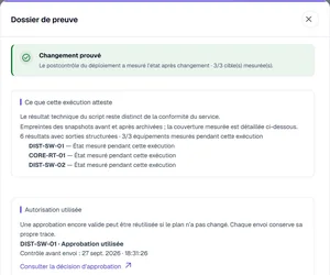 Dossier de preuve